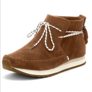 TOMS Dark Amber Suede Women's Rio Sneakers